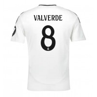 Real Madrid Federico Valverde #8 Hjemmebanetrøje 2024-25 Kortærmet